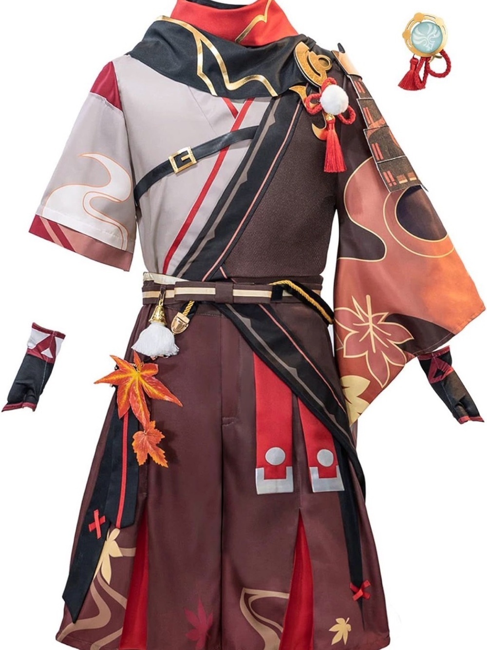 Autumn Warrior Small Costume - Red & Brown